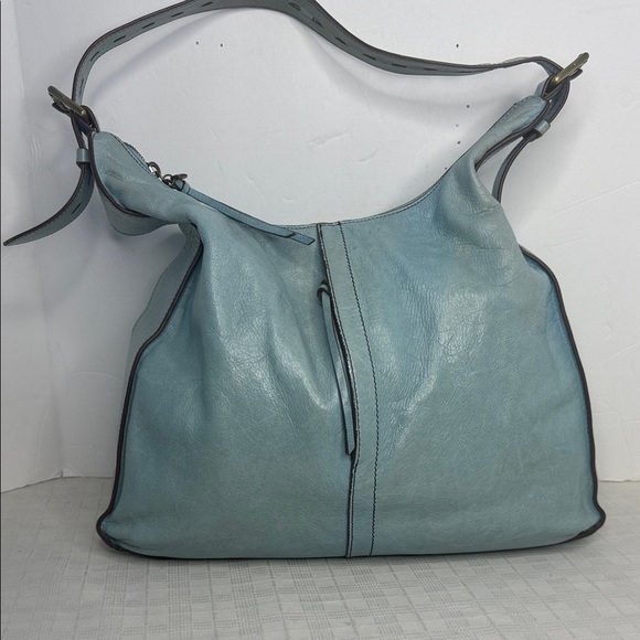 Hobo Marley Leather Hobo Bag in Tiffany blue Vintage Hyde leather - Picture 1 of 13
